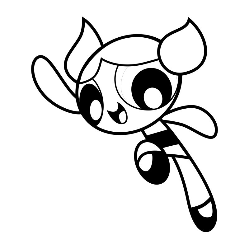 800x800 Free Printable Powerpuff Girls Coloring Pages For Kids Powerpuff