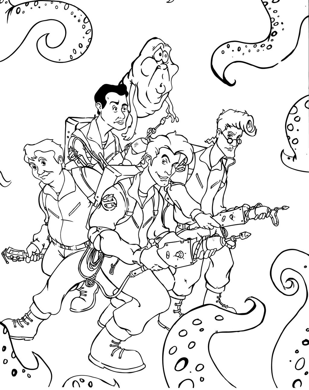 1024x1291 Ghostbusters Coloring Pages