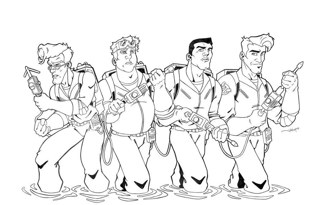 1024x672 Mcbusters Page 6 Colored By Tsilvers The Real Ghostbusters
