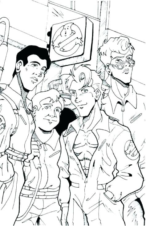 474x730 Ghostbusters Coloring Pages