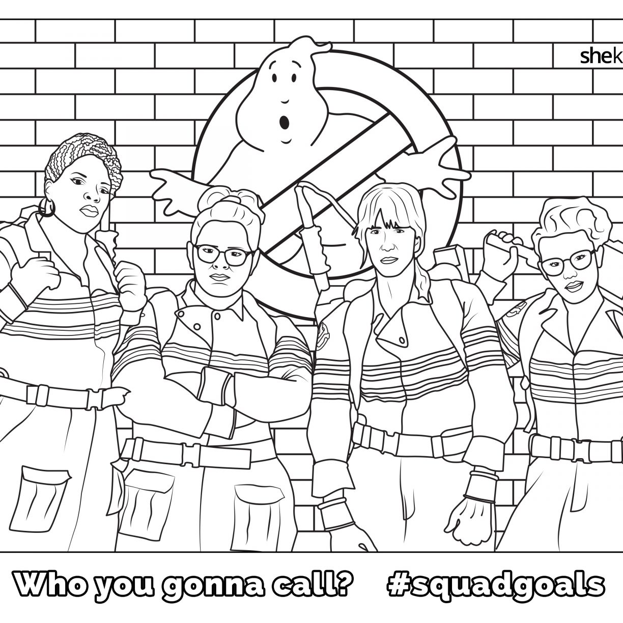 1224x1224 Coloring Pages Charming Ghostbusters Printable General Sheet