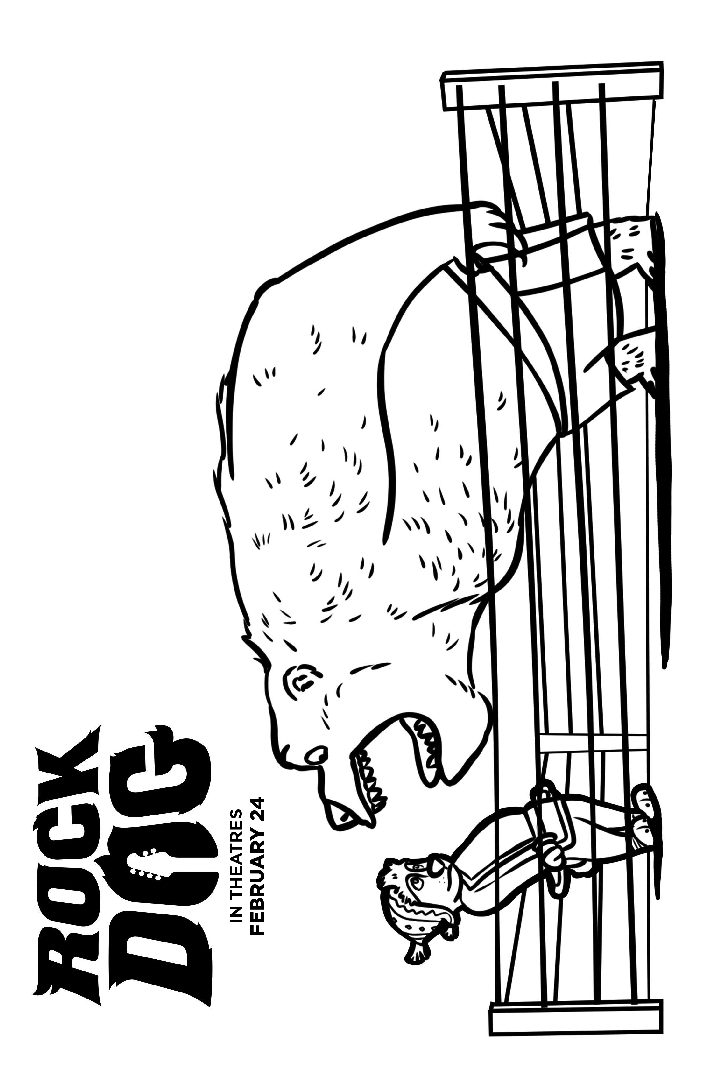 704x1088 Free Rock Dog Coloring Pages