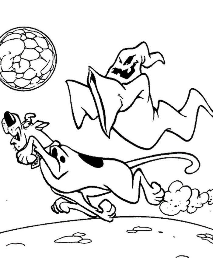 700x847 Scooby Doo Color Pages 329589