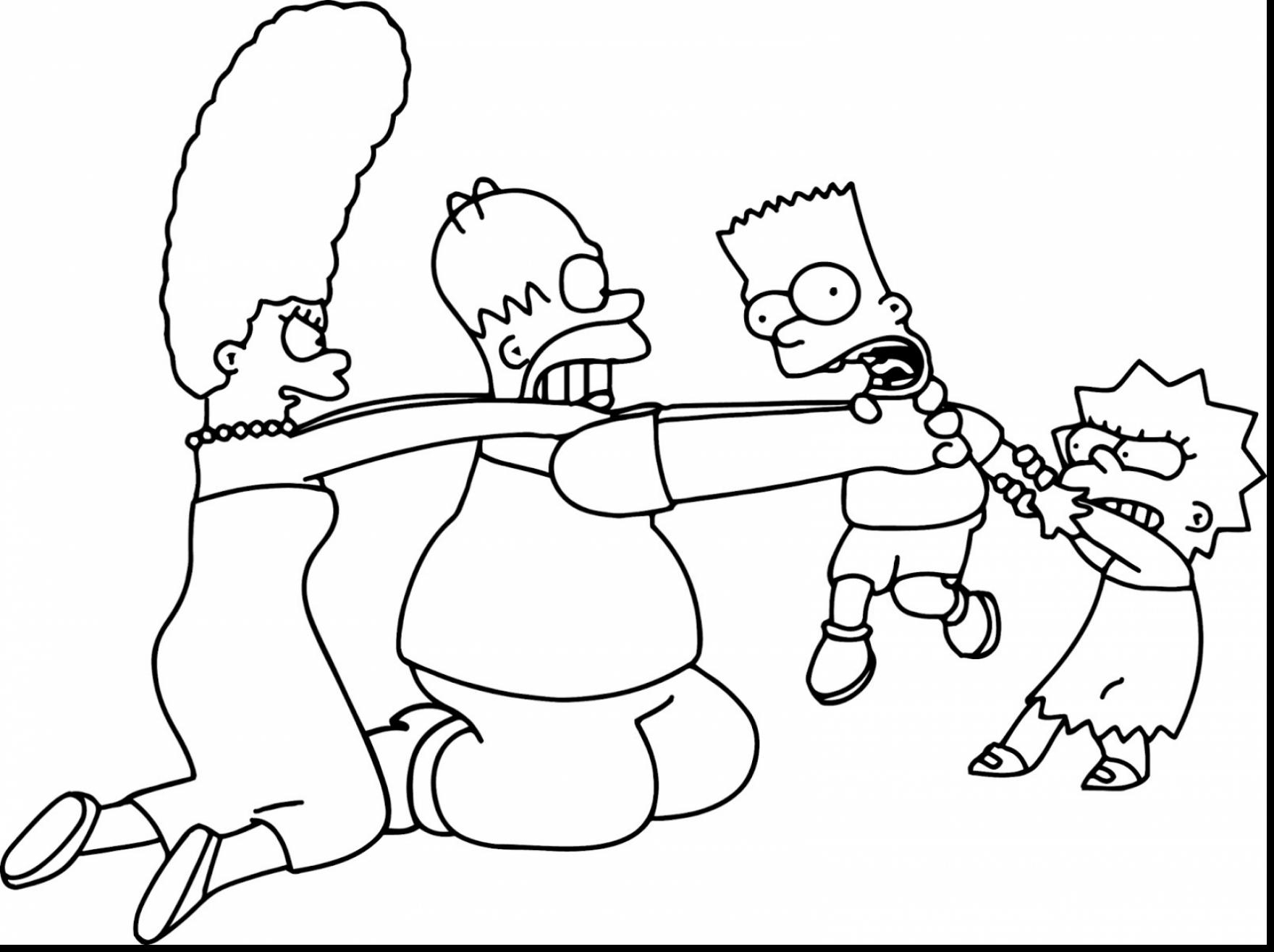 1760x1316 Exclusive Bart Simpson Coloring Pages Simpsons To Print Free