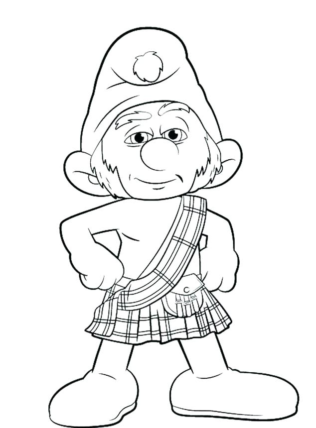 634x860 Coloring Pages Of Smurfs Smurfs Colouring Pages To Print
