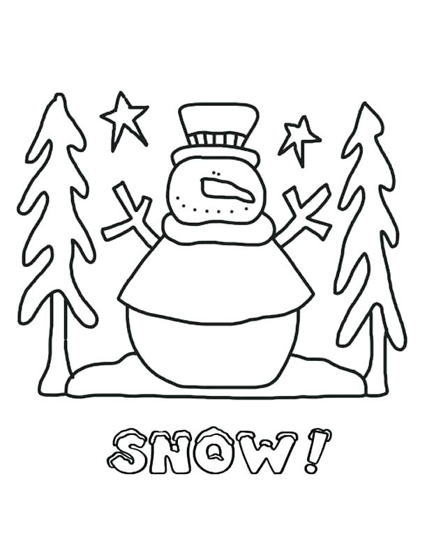 612x792 Snow Coloring Page Snow Coloring Sheet Snowy Day Coloring Page