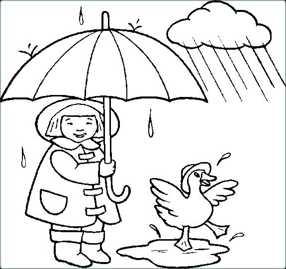 575x541 Snowy Day Coloring Rainy Day Coloring Pages Rainy Day Coloring