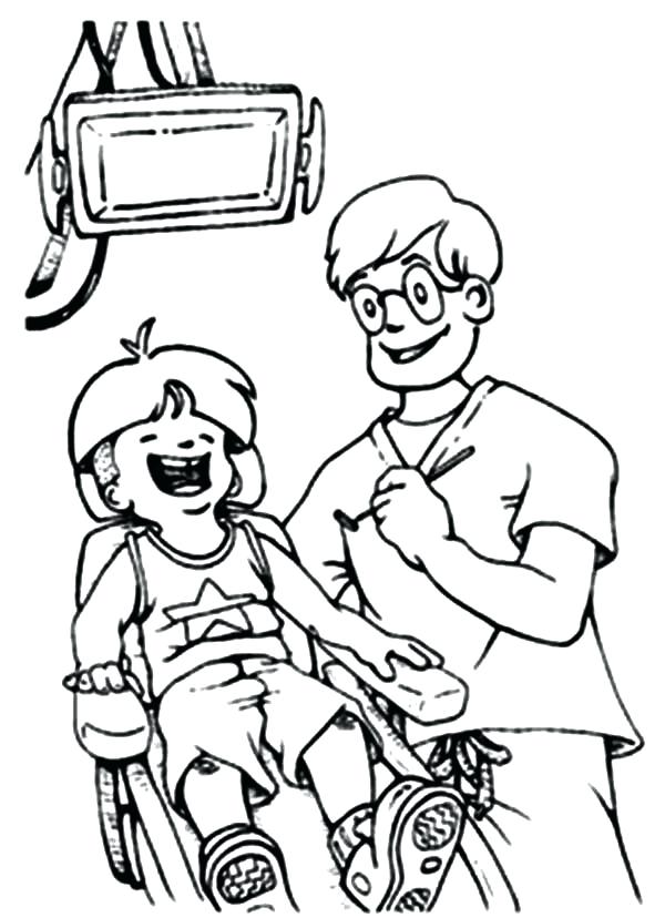 600x828 Dental Coloring Pages For Kids 57 In Addition To Dental Health Is