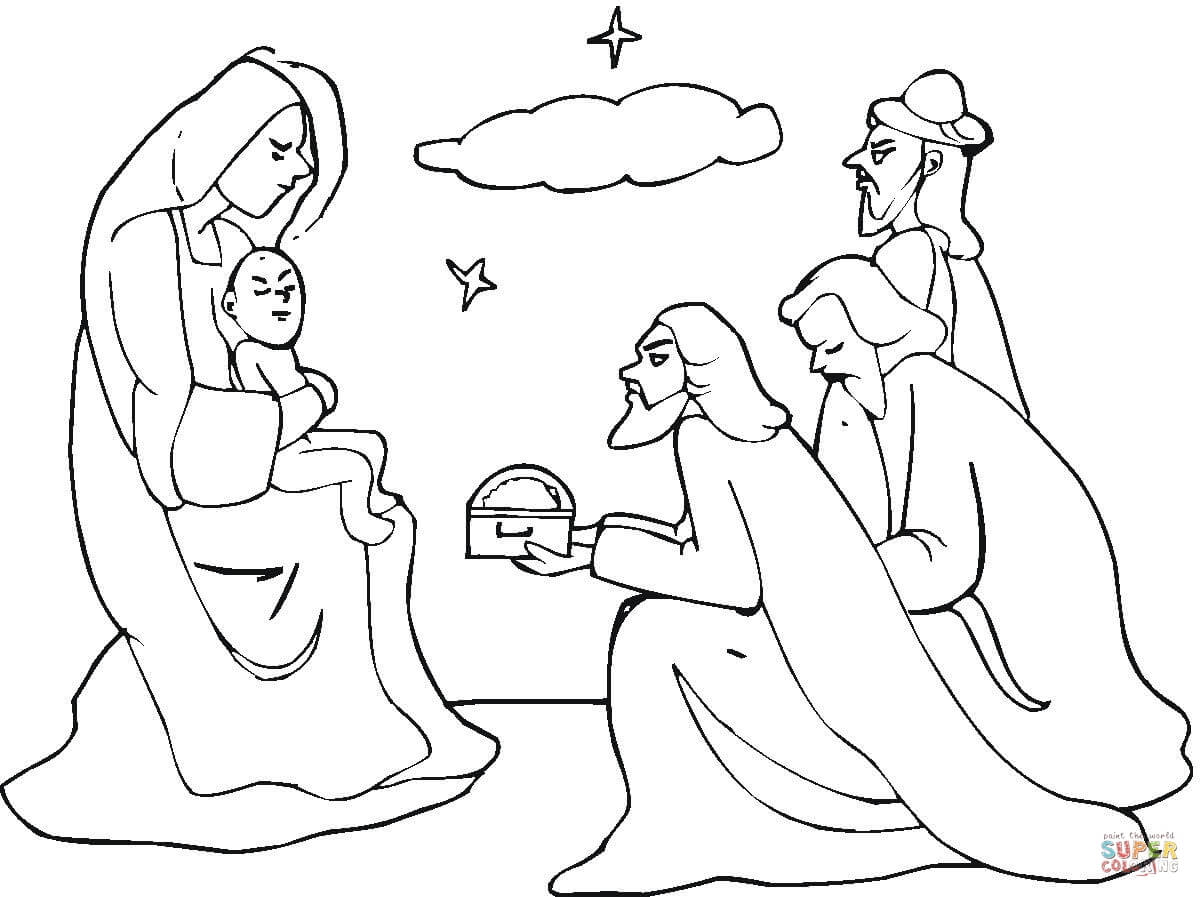 1200x897 The Three Kings Men Coloring Pages 300765
