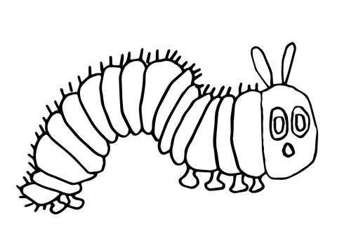 480x360 The Very Hungry Caterpillar Coloring Page Diy Coloring Page