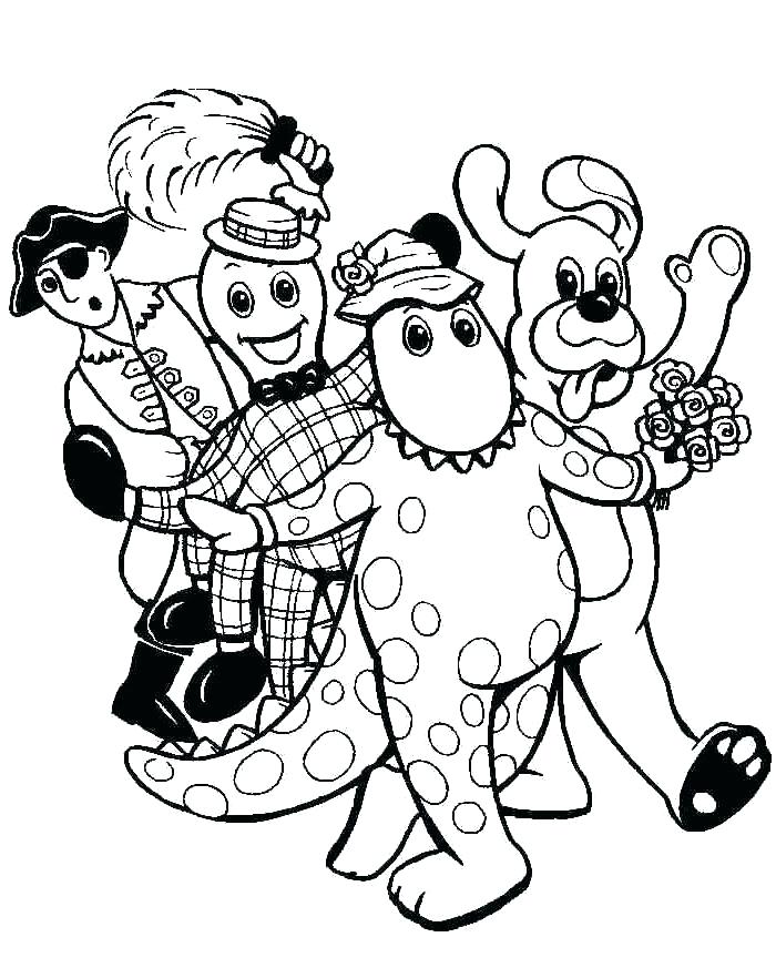 700x873 The Wiggles Coloring Pages New The Wiggles Coloring Pages Free