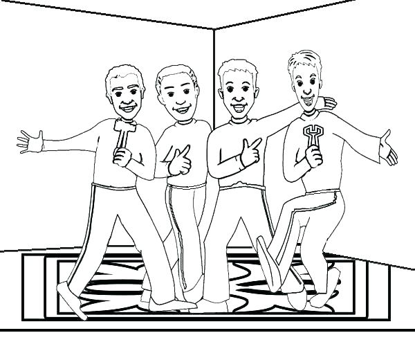 600x520 Coloring The Wiggles Coloring Pages Medium Size Of