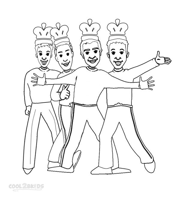 600x660 Printable Wiggles Coloring Pages For Kids Cool2bkids