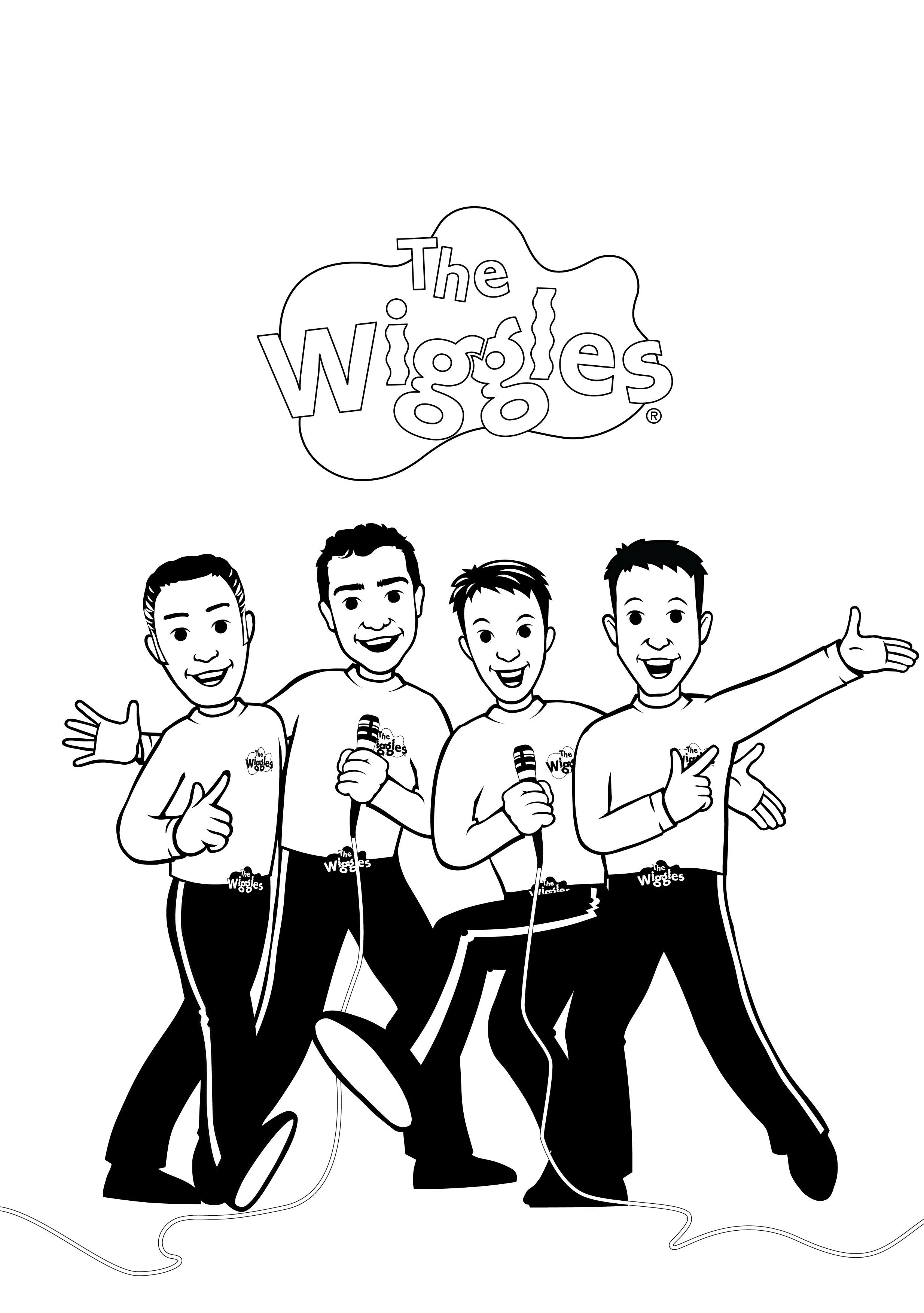 2469x3508 Printable Wiggles Coloring Pages Me Throughout The Childlife