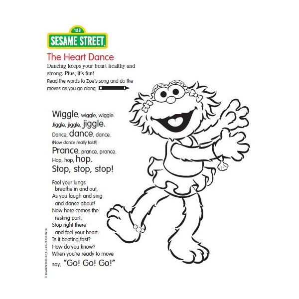 The Word Dance Coloring Pages