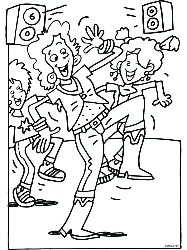 600x800 Dancers Coloring Pages Dancing Pictures To Colour Girl Dance