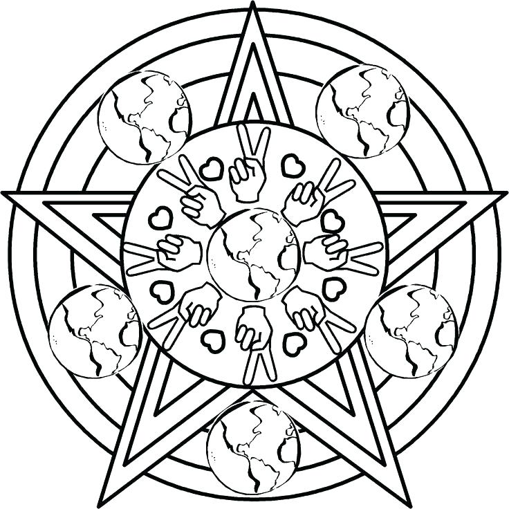 736x736 Peace Coloring Page Peace Coloring Page Peace Sign Hippie Coloring