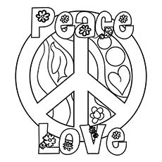 230x230 Coloring Pages Of The Word Peace Color Bros
