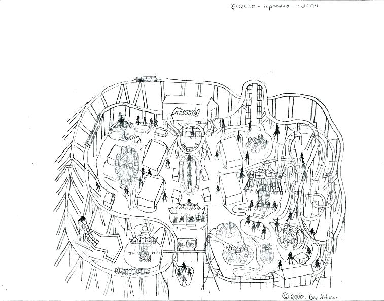 757x594 Amusement Park Coloring Pages Amusement Park Coloring Pages