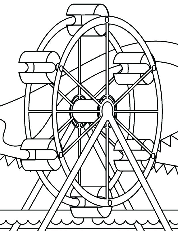 618x800 Amusement Park Coloring Pages Coloring Page For Kids Amusement