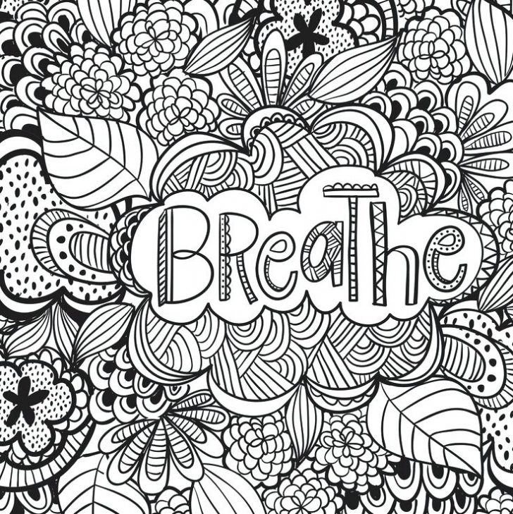 728x729 Coloring Pages For Adults Therapy