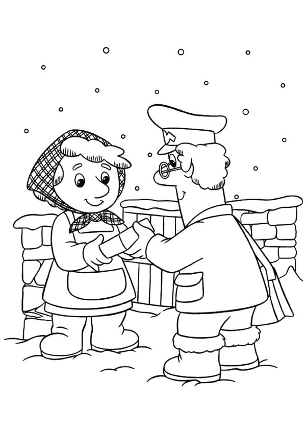 600x840 Thermometer Coloring Page Postman Pat Postman Pat Still Deliver