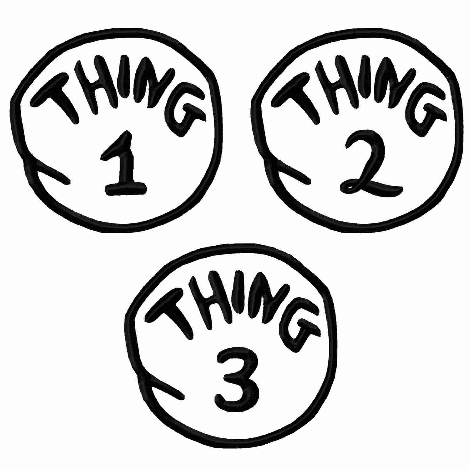 1500x1500 Dr Seuss Coloring Pages Thing 1 And 2 Clipart Panda Free
