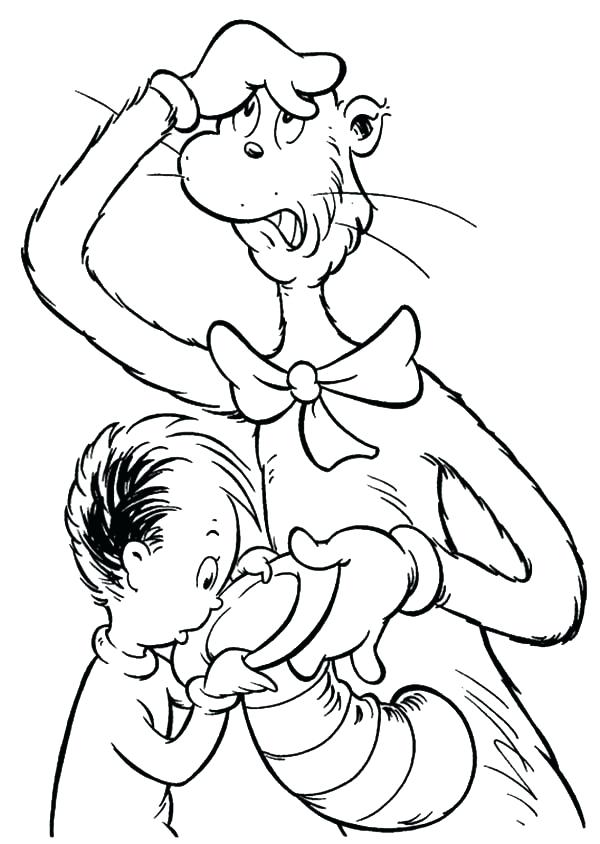 600x844 Thing One And Thing Two Coloring Pages