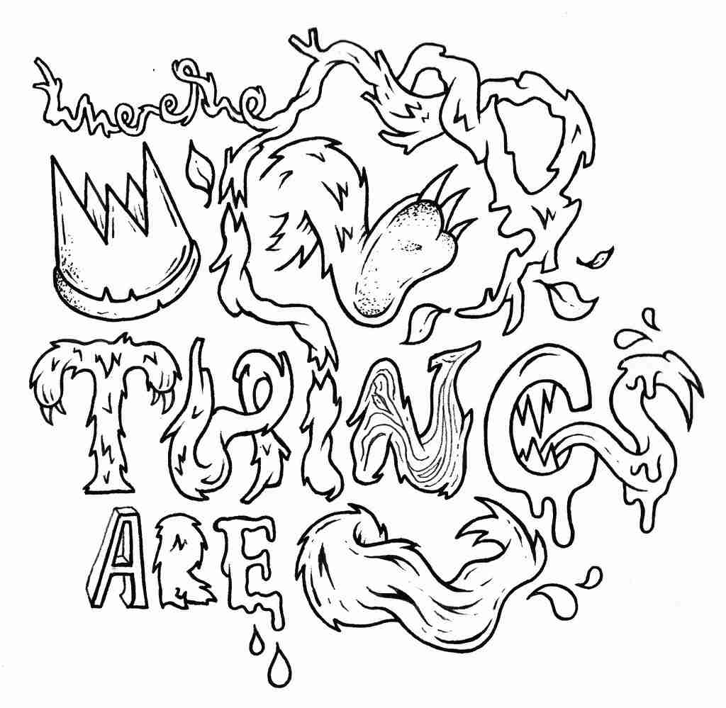 1024x999 Tested Where The Wild Things Are Coloring Page