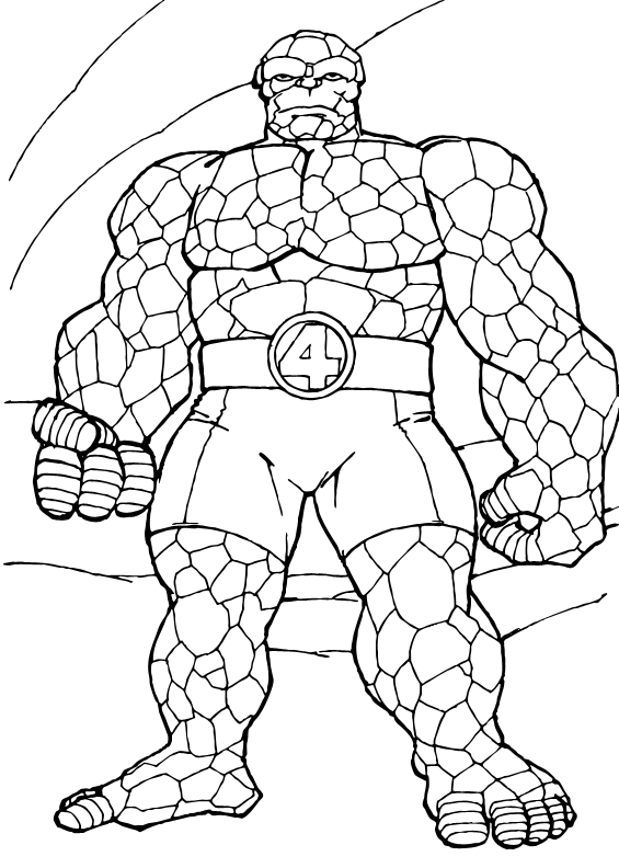 565x792 The Thing Coloring Pages