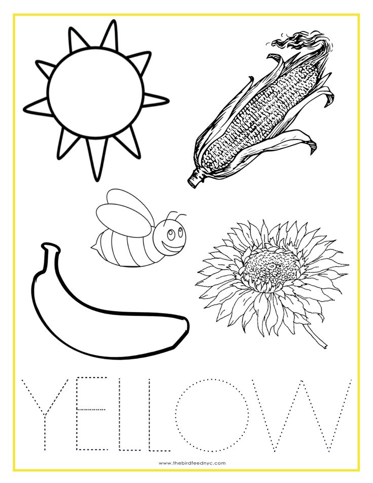 Things That Are Blue Coloring Pages