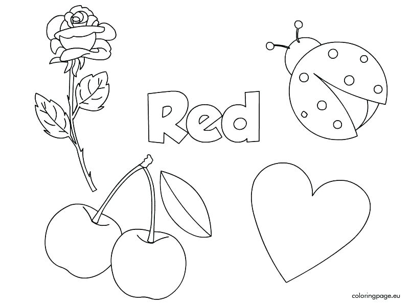 804x595 Color Red Coloring Pages Red Coloring Pages Pin By I I On Color
