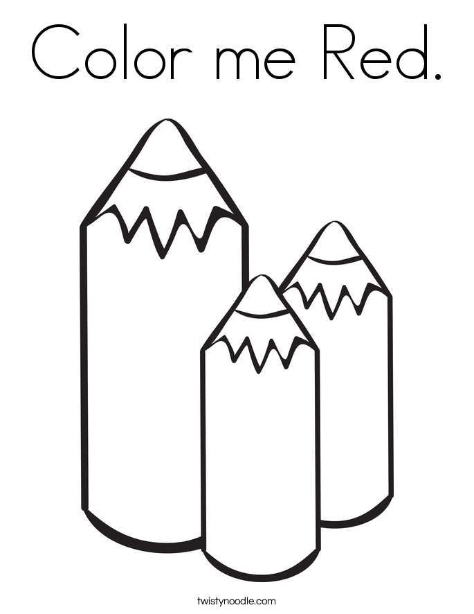 685x886 Things That Are Red Coloring Pages