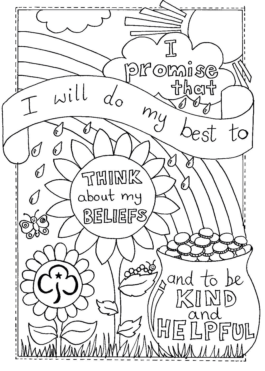 1116x1560 Such A Cute Coloring Page To Think About Our Own Beliefs And Those