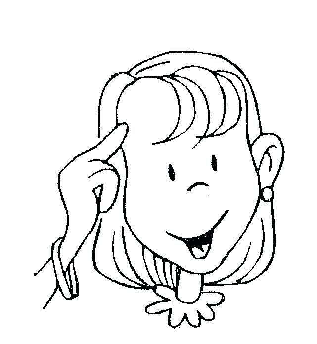 641x696 Thinking Of You Coloring Pages Positive Coloring Pages