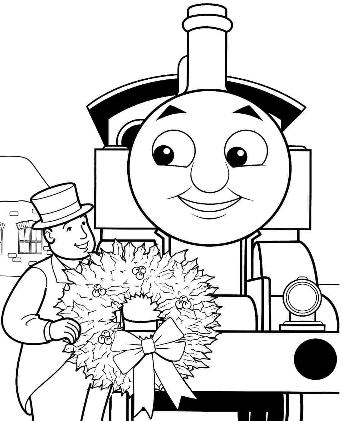 1096x1347 Best Christmas Thomas The Train Coloring Pages Free 3035 Printable