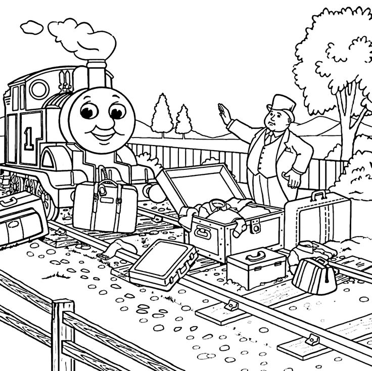 Thomas And Friends Printable Coloring Pages
