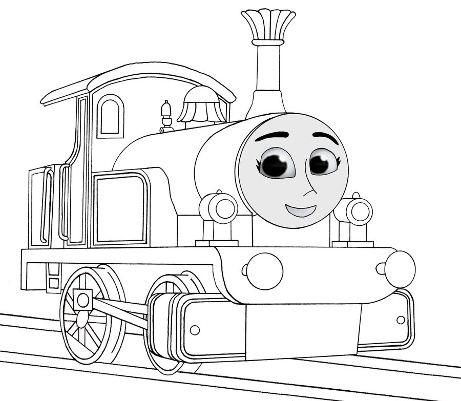 900x783 Thomas The Tank Engine Coloring Pages