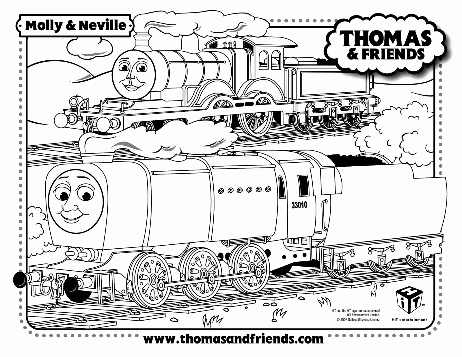 Thomas Birthday Coloring Pages