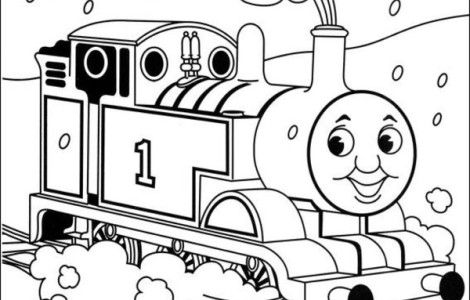 470x300 37 Printable Thomas The Train Coloring Pages, Thomas The Train
