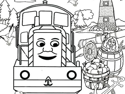 440x330 Thomas The Tank Engine Coloring Pages Coloring Pages The Tank