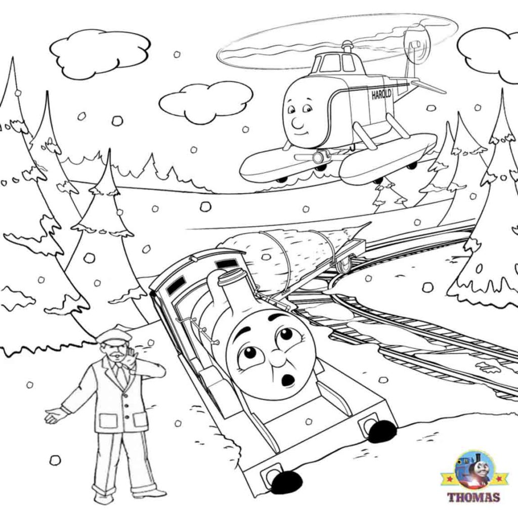 1024x1024 Christmas Thomas Train Coloring Pages James Train