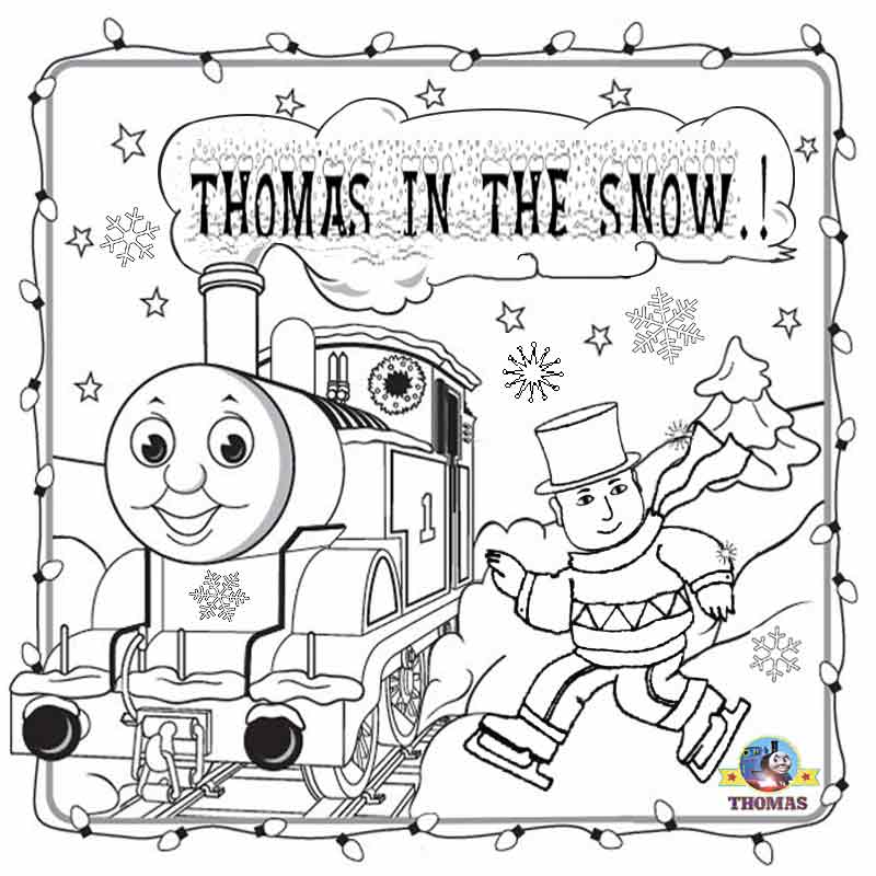 800x800 Thomas The Train Christmas Coloring Sheets Allmadecine Weddings