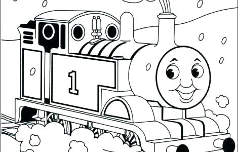 470x300 Thomas The Train Coloring Pages Printable Train Coloring Pages