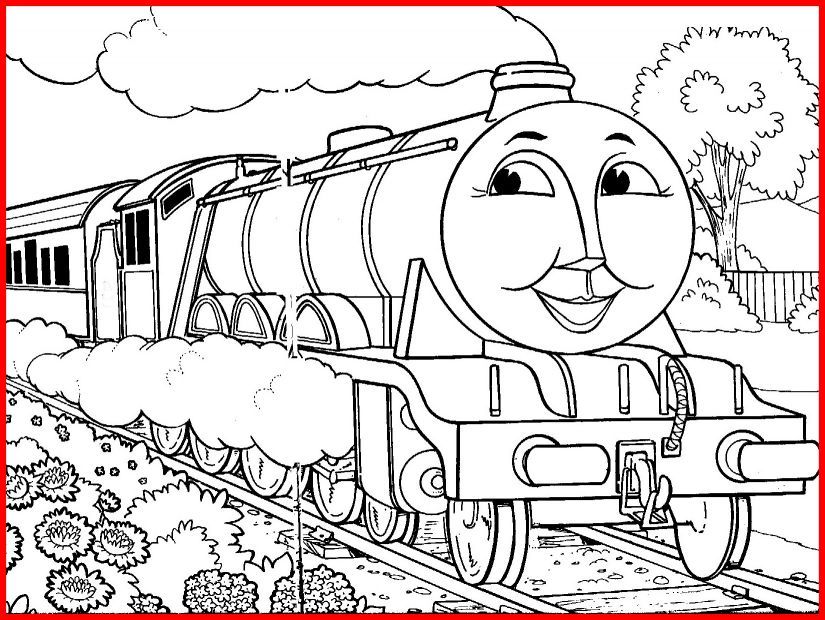 825x620 Inspiring Launching Thomas The Train Coloring Pages In New Trends