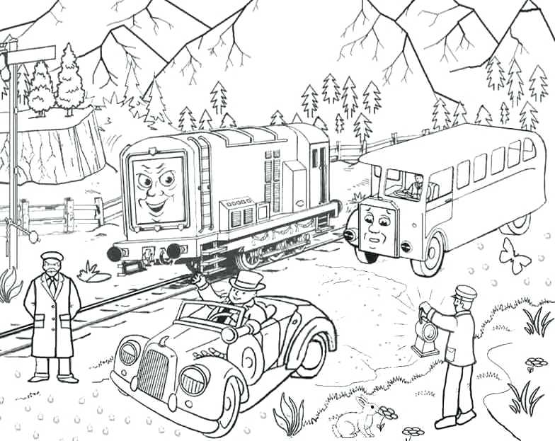 784x623 Free Thomas Coloring Pages And Friends Marine Animals Coloring