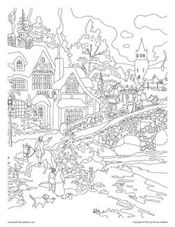 254x328 De Recherche D'Images Pour Thomas Kinkade Coloring Pages