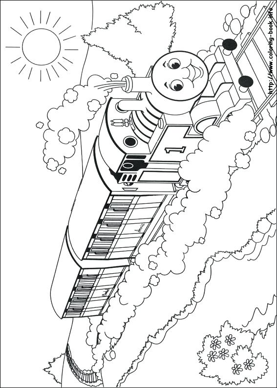 567x794 The Train Coloring Book Party Favor Kids Coloring 9 Train