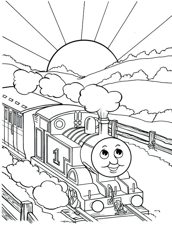 580x761 Coloring Pages Thomas The Train Coloring Pages Thomas Kinkade
