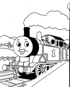 Thomas The Tank Colouring Pages